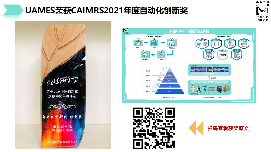 UAMES荣获CAIMRS2021年度自动化创新奖